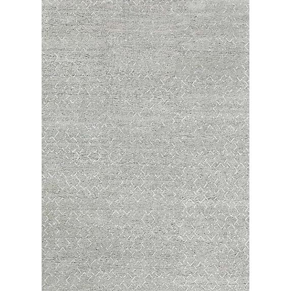Ahgly Company Indoor Rectangle Mid-Century Modern Platinum Silver Gray Solid Area Rugs, Swatch Sample