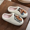 thumbnail image 2 of Leozcaa Cute Animal Slippers for Women Indoor Outdoor Memory Foam House Slipper Soft Warm Cozy Fuzzy Shoes, 2 of 5