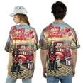thumbnail image 5 of Be My Valentine's Labrador Retriever Truck Full of Love Flower Balloon All Over Print 3D Baseball Shirt Lab Dog Lover Gifts Softball Sport - 02029, 5 of 6