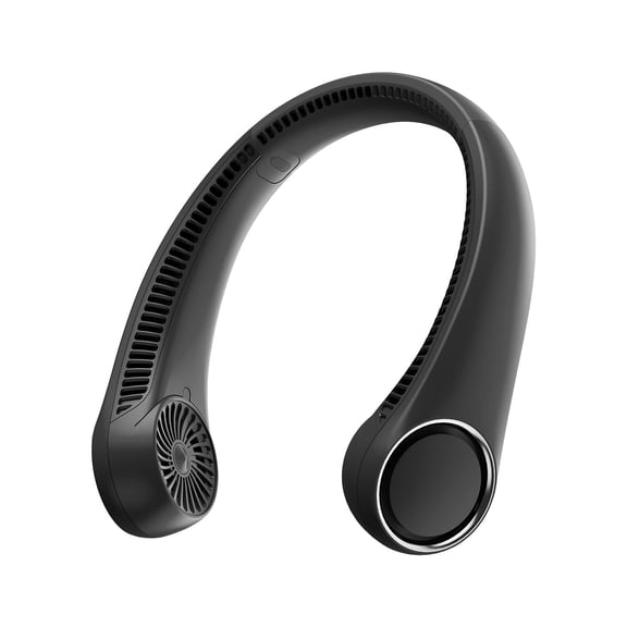 HPZZ Portable Neck Fan, Rechargeable Hands Free Bladeless Portable Mini Fans, 3 Speeds 72 Air Outlet, Free Adjustment Personal Cooling Fan, Wearable Neck Fan Suitable for Traveling Office Pink