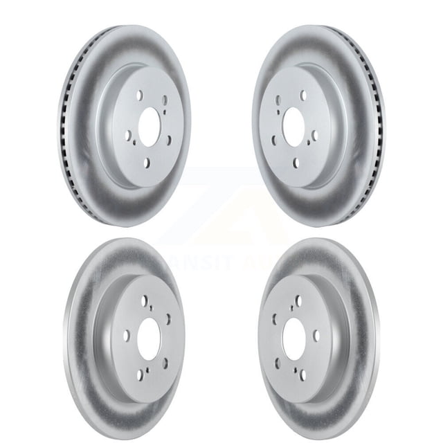 Genius Front Rear Coated Disc Brake Rotors Kit for Car Toyota Corolla KG-101307