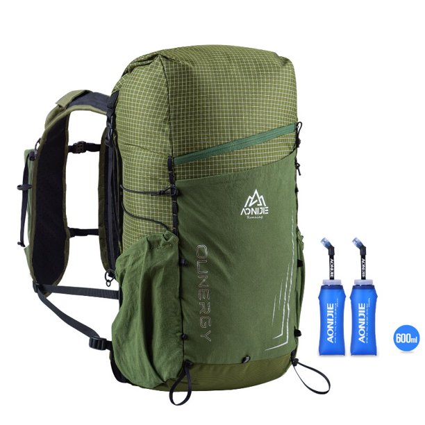 AONIJIE-mochila Unisex para senderismo, bolsa de viaje con botella de agua de 600ML, para Trekking, escalada, montañismo y Camping, C9110, C9111, 30L Fivean unisex