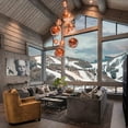 thumbnail image 5 of Mordern Style Melt Pendant Light Glass Hanging Light Chandelier for Kitchen Island Dining Room Entryway Hallway, 5 of 18
