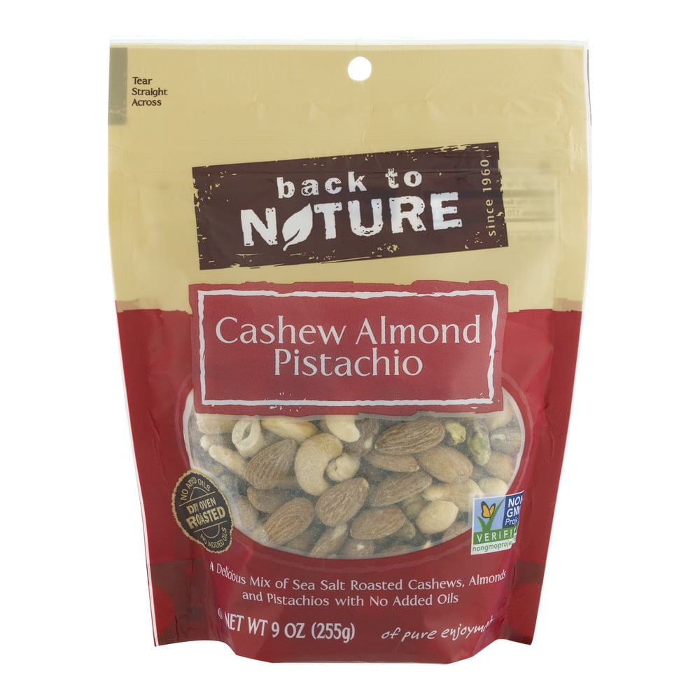 Back To Nature Cashew Almond Pistachio, 9.0 OZ by Back To Nature Foods Company