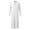 White, variant on Mens Arabic Thobe Robe Long Sleeve Stand Collar Button Front Long Dubai Robe Slit Side Pockets Traditional Kaftan Clothing,Khaki,XXL