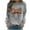 #039-Gray, variant on Xuyuer Women Long Sleeve Mama Sweatshirts Oversized Crewneck Pullover Hoodless Casual Knit Graphic Mom Tops