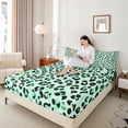 thumbnail image 4 of Castle Fairy Teens Female Men Cheetah Print Queen Sheet Sets,Animal Print Bed Set, 4 of 7