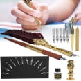 thumbnail image 4 of Vintage Pen Set Calligraphy Writing Drawing Quill Kit Craft Collection for Art Enthusiasts, 4 of 7