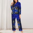 thumbnail image 2 of Pajamas for Women Set - Christmas Night Comfy Long Sleeve Button Up Pajama Sets for Women 2 Piece, Soft Sleepwear Nightwear Pjs Lounge Sets for Women with Pockets, 2 of 6