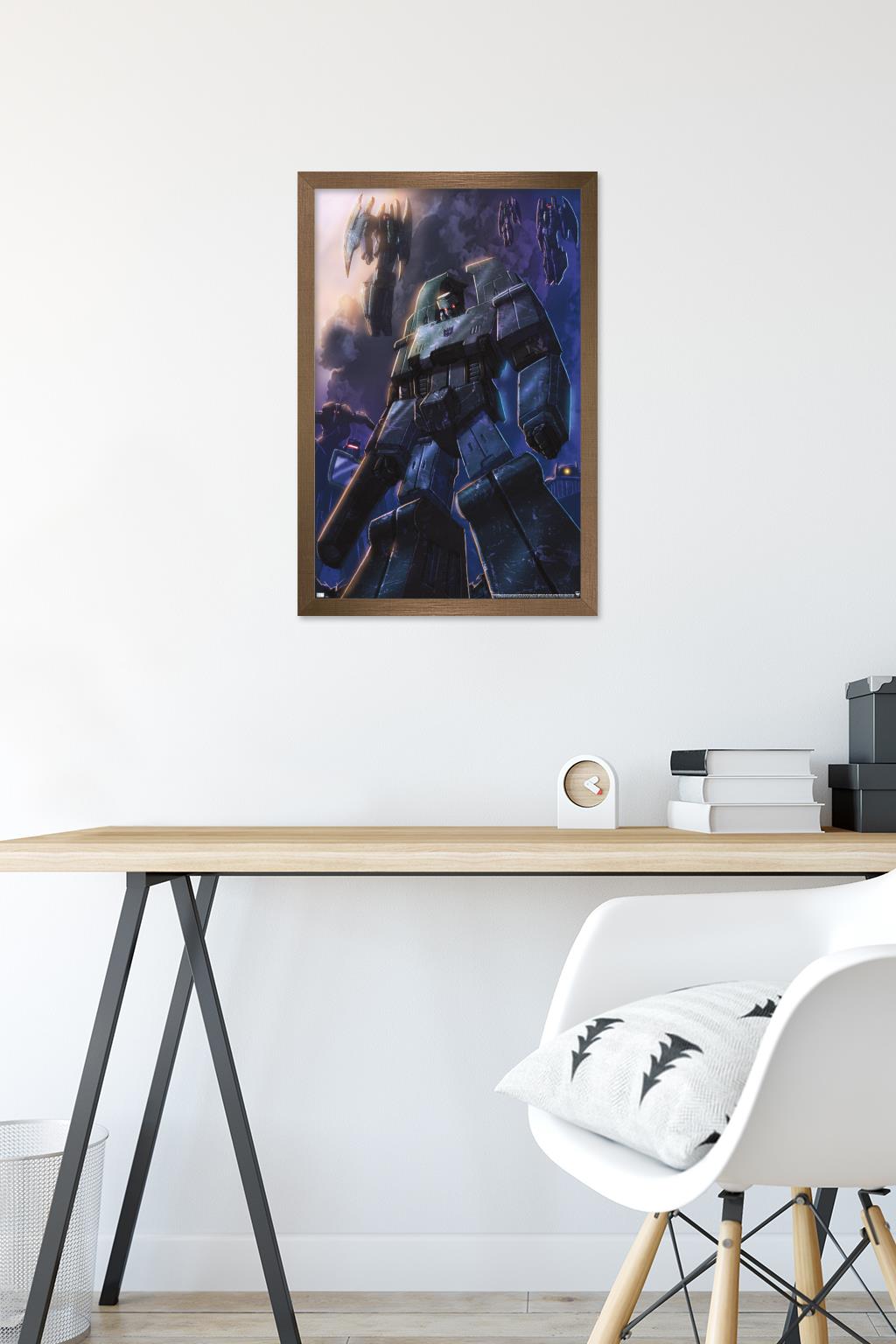 Hasbro Transformers - Decepticons Wall Poster, 14.725" x 22.375" Framed