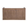 thumbnail image 4 of Benjara Sol 52" Outdoor Coffee Table- Slatted Top- Weathered Eucalyptus Wood, 4 of 5