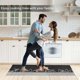 thumbnail image 4 of 2-Pack Non-Slip Kitchen Mats - Chef Hat Design, Washable, 40x120cm + 40x60cm, for Kitchen Dining, 4 of 5