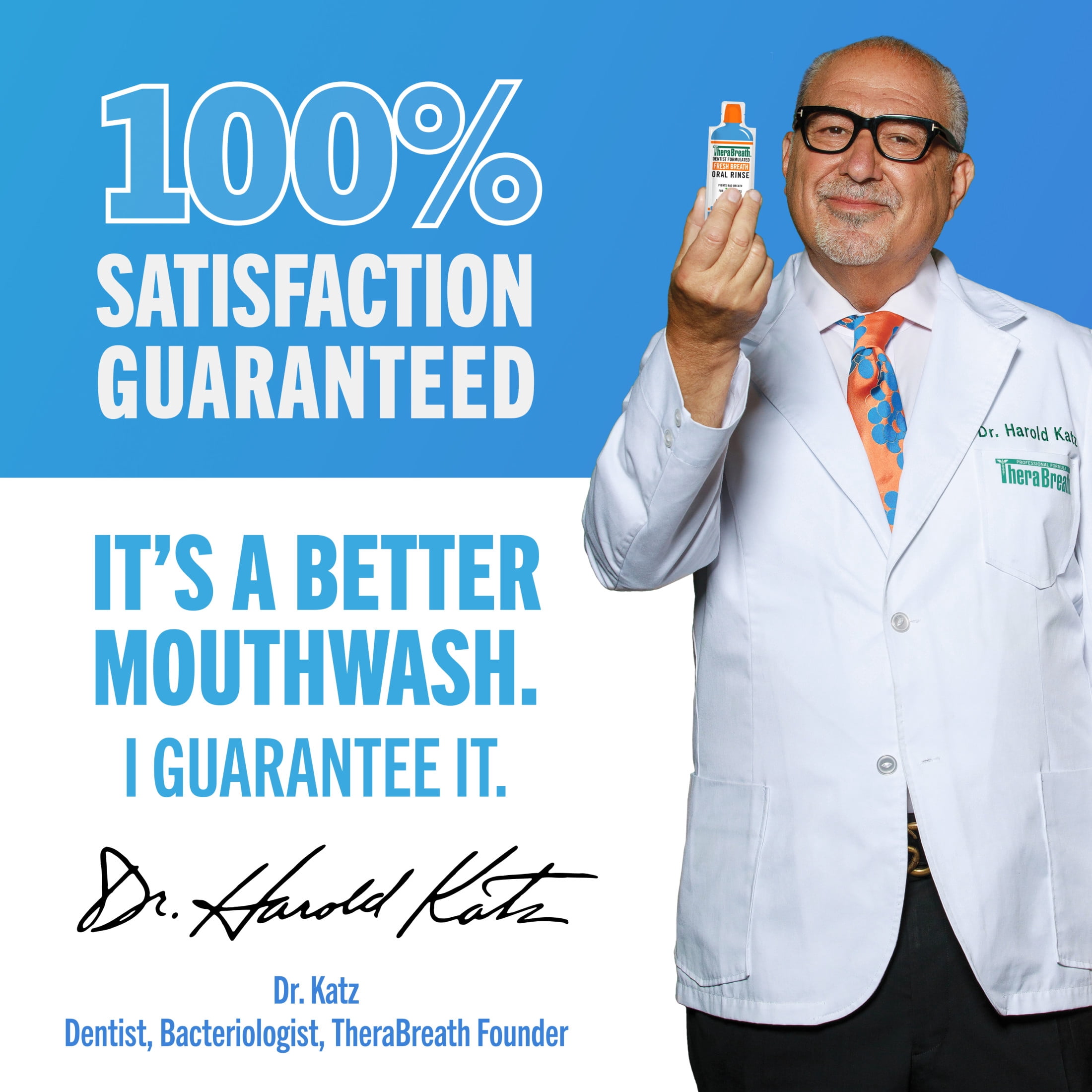 TheraBreath Fresh Breath Oral Rinse Packets, Invigorating Icy Mint, 0.34 fl oz, 10 Pack