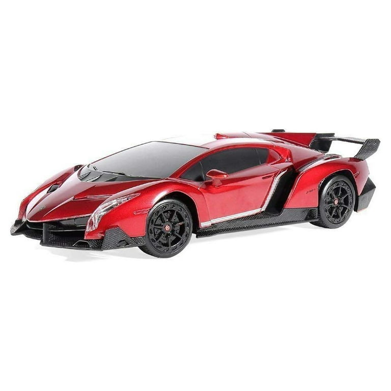 Lamborghini Veneno ラジオコントロールカー Official 1/24 Scale Fast Lamborghini Veneno RC Racing Car, Red