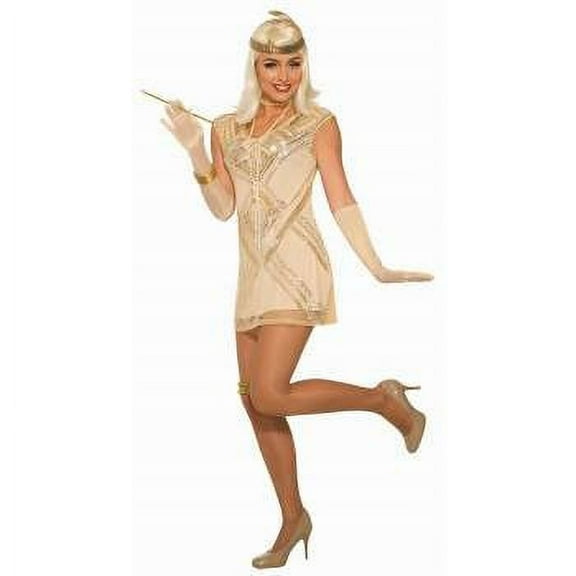 Forum Novelties Women's Roaring 20s Beaded Flapper Costume Dress XS-Small 2-6