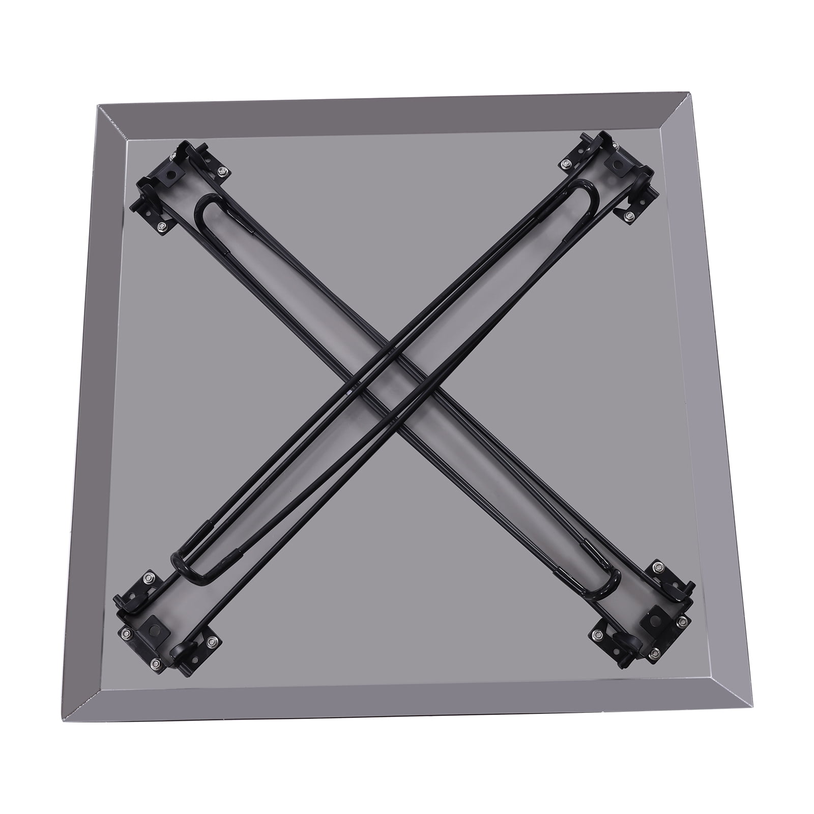 Peakora Foldable Fire Pit Heat Deflector - Durable Stainless Steel Lid with Handle & Collapsible Legs - Protects from Debris & Distributes Heat in All Directions
