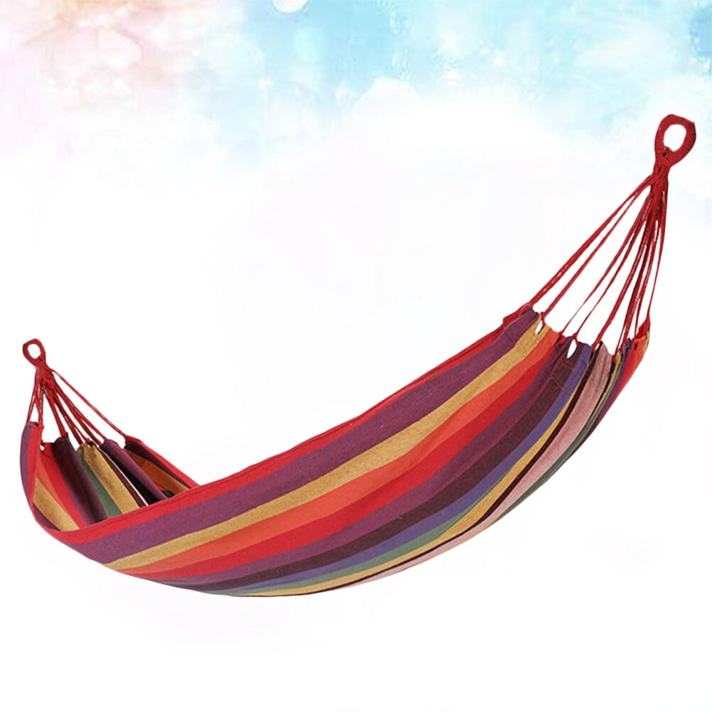 FUTUREORYY Portable Outdoor Hammock Canvas 1Pack 110x39x0.4In
