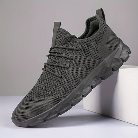 

Men s Lace-up Sneakers - Athletic Shoes - Lightweight And Breathable - Running Basketball Workout Gym