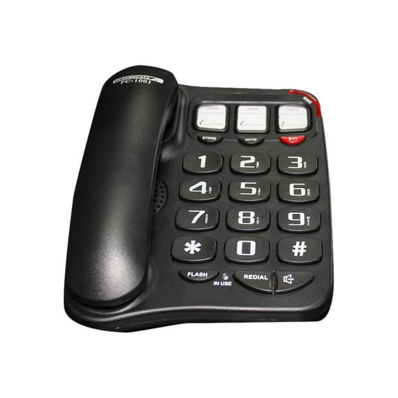 Future Call FC-1001 - Corded phone - black