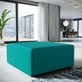 thumbnail image 4 of Modway Mingle Fabric Ottoman in Teal, 4 of 7