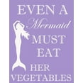 thumbnail image 2 of Greene, Taylor 12x14 White Modern Wood Framed Museum Art Print Titled - MERMAID MUST EAT, 2 of 4