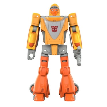 Transformers Toys Retro G1-Inspired Autobot Wheelie 4.5" Action Figure, Robot Toys for 8 