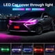 thumbnail image 2 of Tira De Luz LED 12v flexible Impermeable universal Campana De Coche Diurna Decoración Automotriz Ambiente, 2 of 4