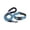 Blue, variant on FastXmas Extended Reflective Dog Leash & Collar Set - 59" Long Lead & Adjustable Neck 11"-15.5" for Small Dogs Outdoor Walking,Pink