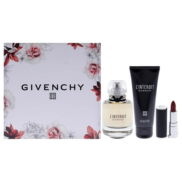Set de regalo Perfume Givenchy LinterDit 80 ml eau de parfum 3 piezas