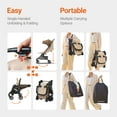 thumbnail image 4 of Mamazing Ultra Air X Lightweight Baby Stroller for Airplane Travel, 9.9 lbs, Ultra-Compact, Light & Strong, Age Group: Infant, Single, Brown, 4 of 9