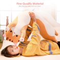 thumbnail image 4 of KAIYANG Muñeco de peluche con forma de gato largo para niños (naranja, 90 cm) 1 pieza, 4 of 5