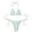 Mint Green, variant on Sexy Bikinis for Women 2 Piece Bikini Spaghetti Strap Swimsuits Solid Color Bathing Swimwear Triangle Bathing Suit,S Mint Green