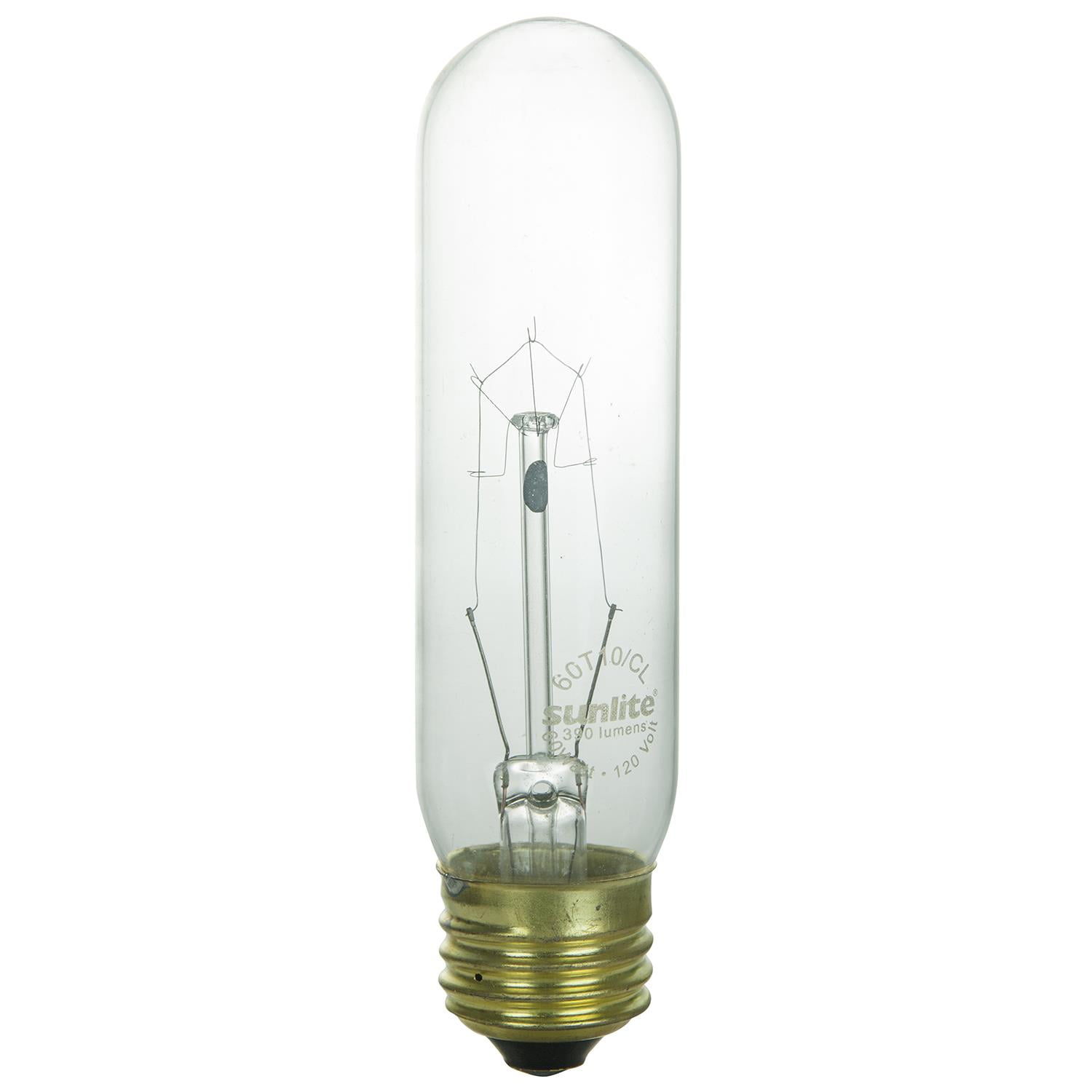 Sunlite Incandescent 25W T8 Tubular 180 Lumens Double Contact Bayonet Clear Bulb