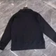 thumbnail image 4 of Chaqueta vaquera negra de otoño estilo hip hop con botones y diamantes de imitación para hombre, abrigo vaquero para hombre, rock elástico, entrega rápida, precio económico, lujo elegante, 4 of 5