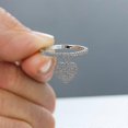 thumbnail image 4 of Cute Heart Pendant Zircon Rings, 4 of 5