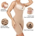 thumbnail image 3 of QRIC Seamless Shapewear for Women Tummy Control Butt Lifter Full Body Shaper Thigh Slimmer Fajas, 3 of 6