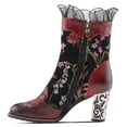 thumbnail image 2 of Spring Step L’Artiste Gaga Women's Hand-Painted Mid-Calf Boots with All-Day Comfort, 2 of 7