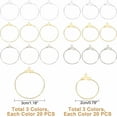 thumbnail image 5 of 120 Pcs Beading Hoop Earrings Finding, Round Metal Beading Hoop 20/30mm Earring Hoops for Jewelry Making Earring Finding Component for Earring Finding Making Supplies, 5 of 5