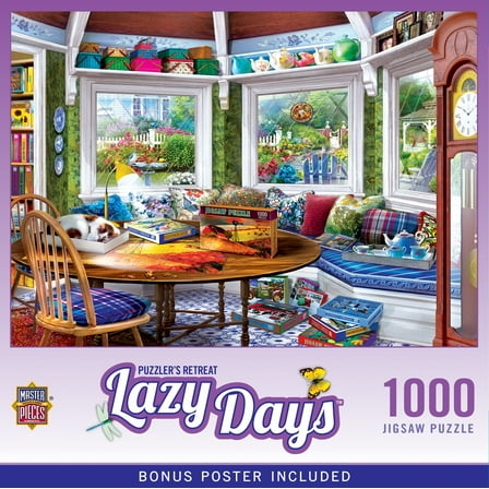Lazy Days - Puzzler's Retreat 1000 Piece Puzzle