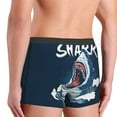 thumbnail image 5 of Balery Shark Men's Boxer Briefs, Soft and Breathable Cotton Underwear with nylon Waistband-Medium, 5 of 9