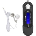 thumbnail image 2 of BOPORO MP3 Player, Portable Music MP3 USB Player with LCD Screen, Mp3 Players for Running, Gym, Jogging, Sports Black-240524, 2 of 6