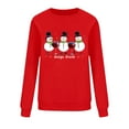 thumbnail image 4 of Winter Saving Talove Long Sleeve Shirts for Women Graphic Printed Sweatshirt Fall Fashion Must Haves Top Tee Womens Tops Dressy Casual 3/4 Sleeve Christmas Shirts, 4 of 6