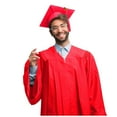 thumbnail image 1 of DuoJiaJ Ensemble de Robe de Collation des Grades Unisexe Adulte avec Chapeau et Pompon, 1 of 5