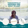 thumbnail image 4 of Bliss Hammocks 2-Person Cotton Rope Hammock with Spreader Bar & Hardware, 80x60, Natural, 4 of 16