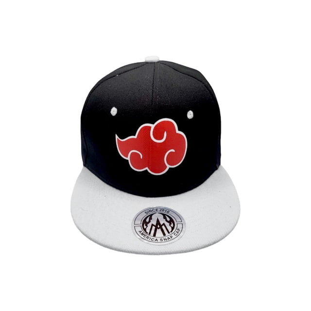 Gorro Snapback con estampado de Jockey Naruto Akatsuki para unisex