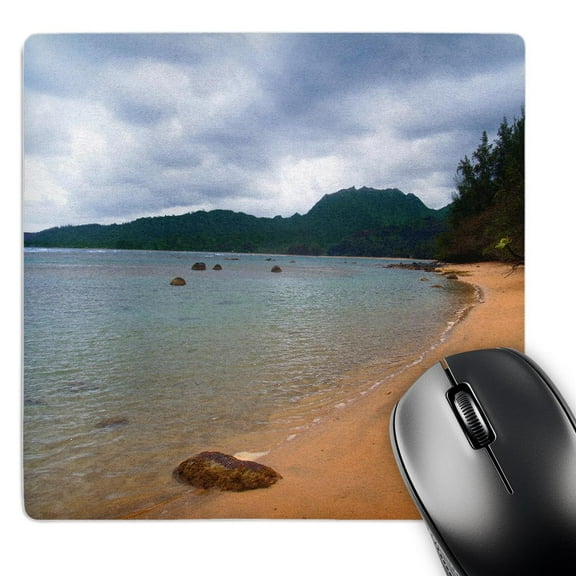 3dRose, Kauai Coastline Hanalei Bay, MousePad