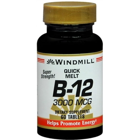 WINDMILL B12 3000 mcg 60ea