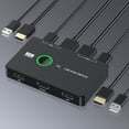 thumbnail image 3 of Conmutador USB/HD/KTV para 2 Ordenadores para Compartir Teclado  Ratón  Impresora Y Monitor HD, 3 of 8