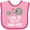 Pink and Fuchsia, variant on Inktastic Best Nona Ever Grandchild Boys or Girls Baby Bib