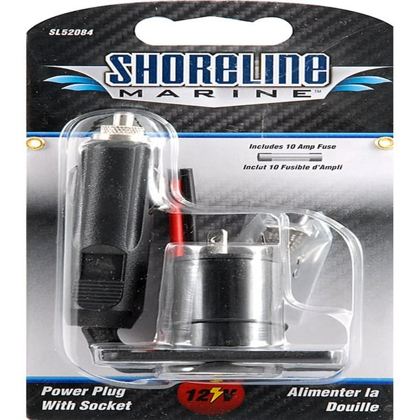Shoreline Marine 12 V Power Plug with Socket